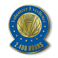 Volunteer Excellence - 2400 Hours